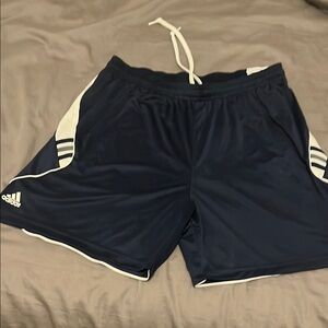 Adidas Men's Navy Blue Sports Shorts